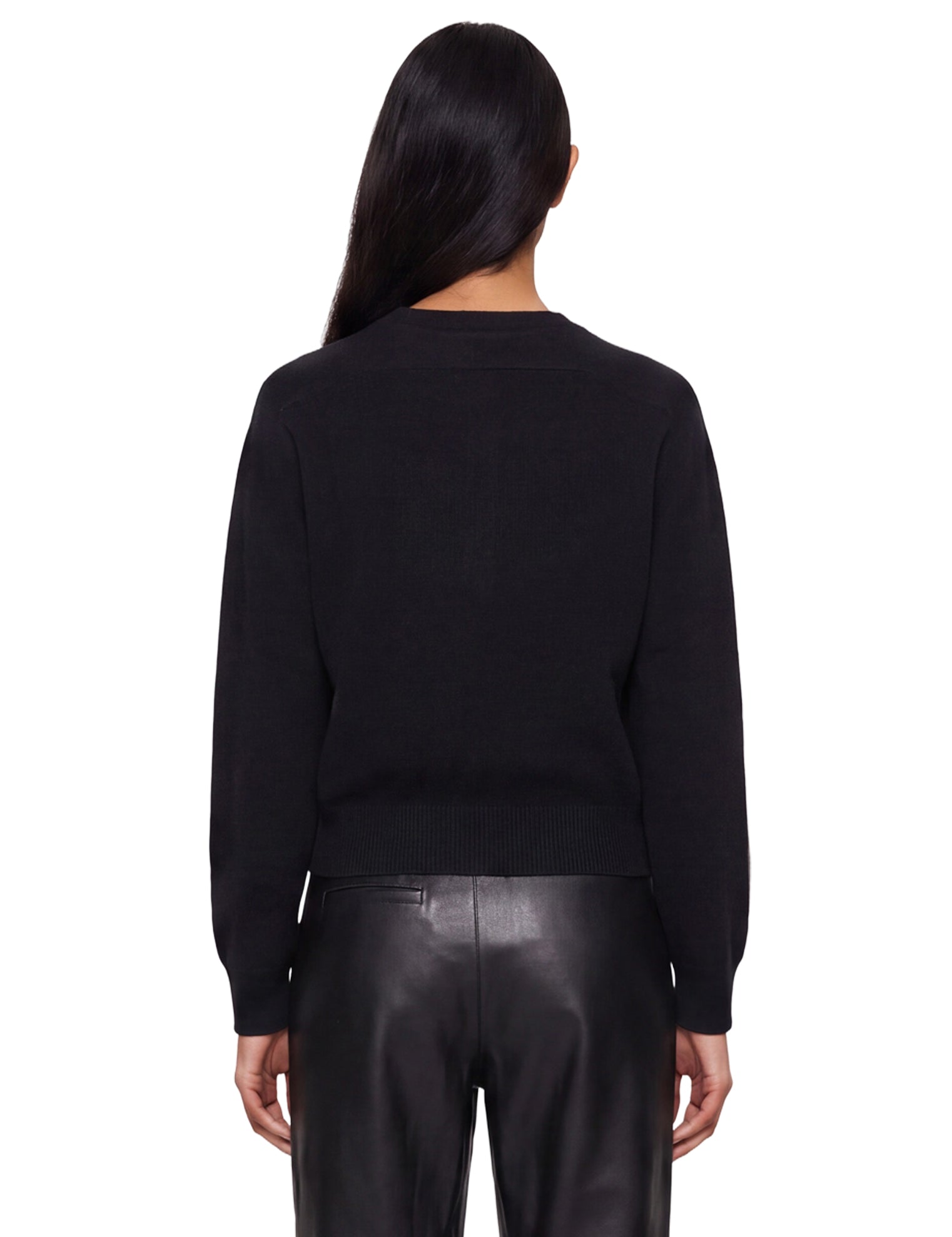 Maglione in cashmere Malo in nero 