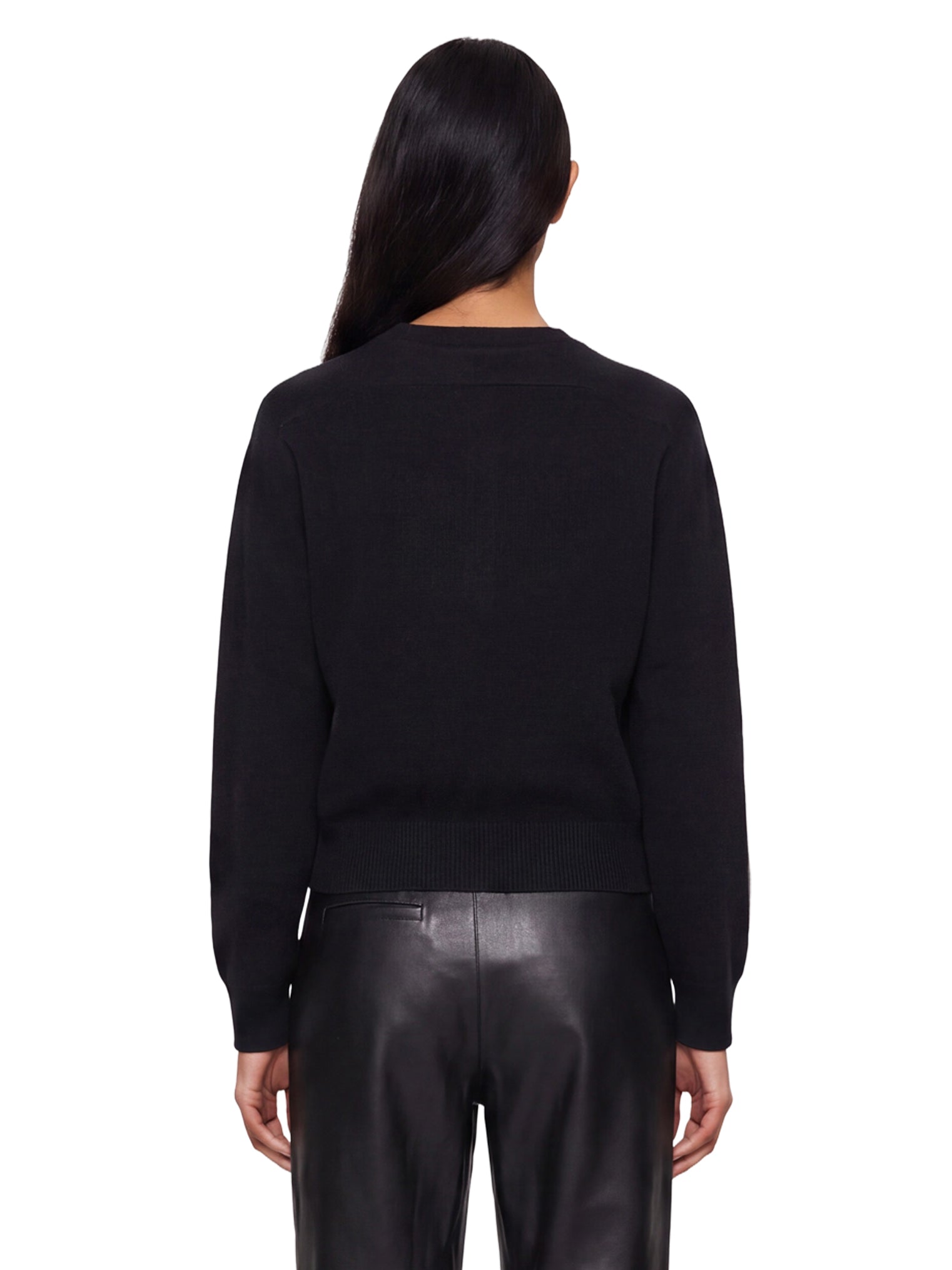 Maglione in cashmere Malo in nero 