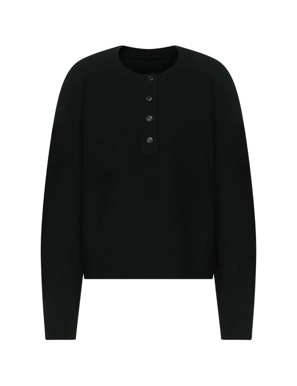 Maglione in cashmere malo in nero 