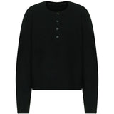 Maglione in cashmere malo in nero 