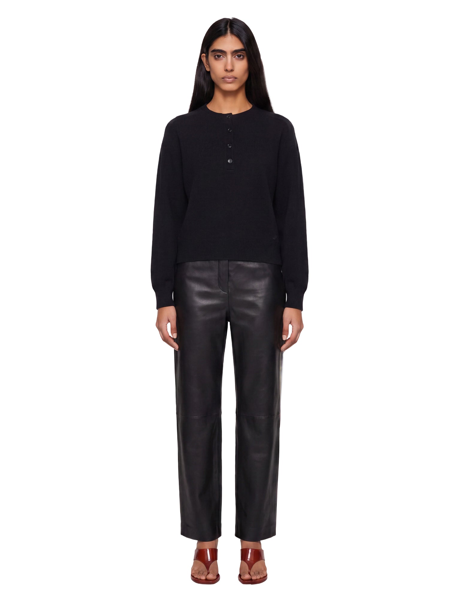 Maglione in cashmere Malo in nero 