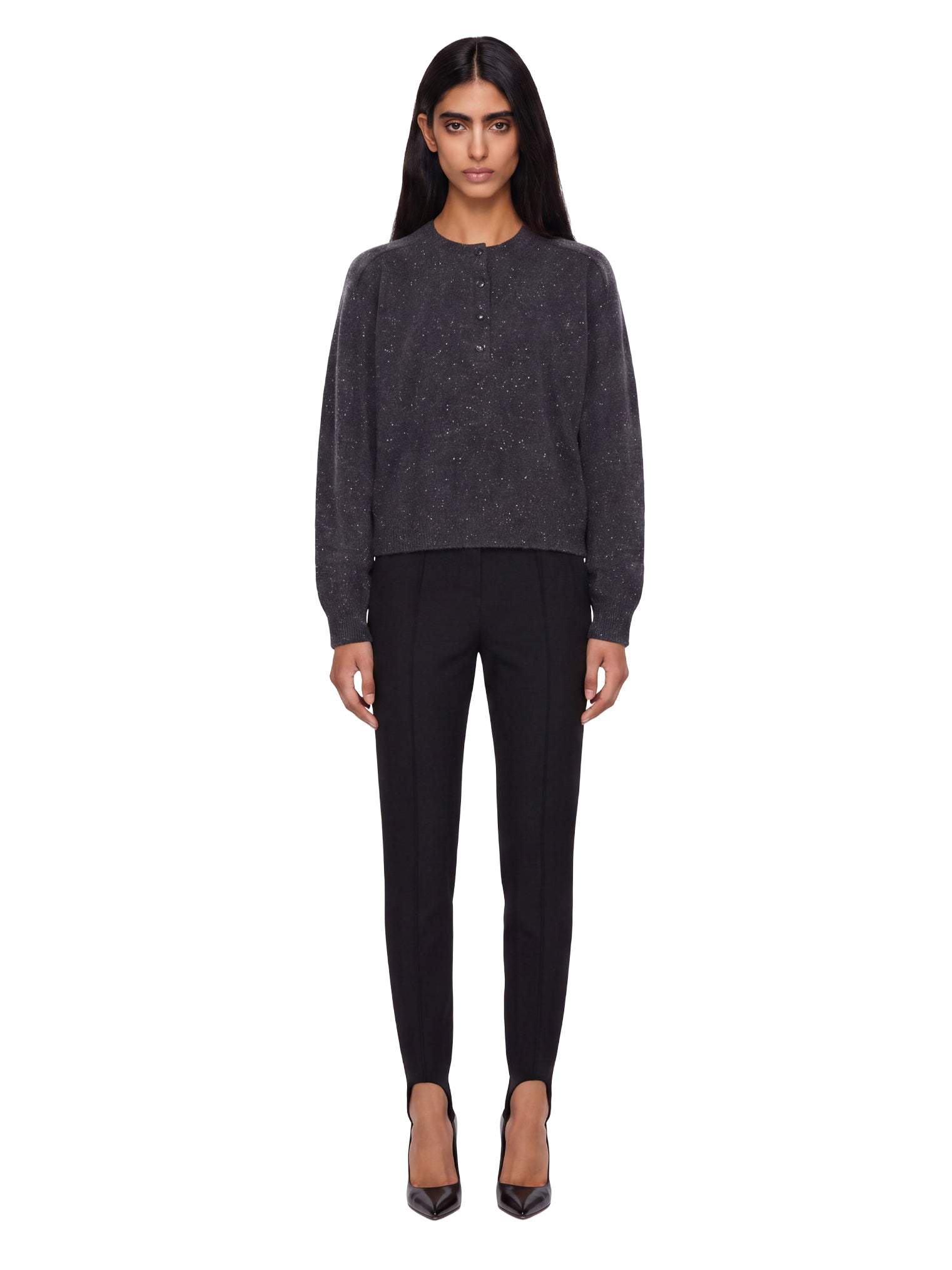 Maglione in cashmere Malo in grigio 
