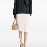 Maglione in cashmere malo in grigio 