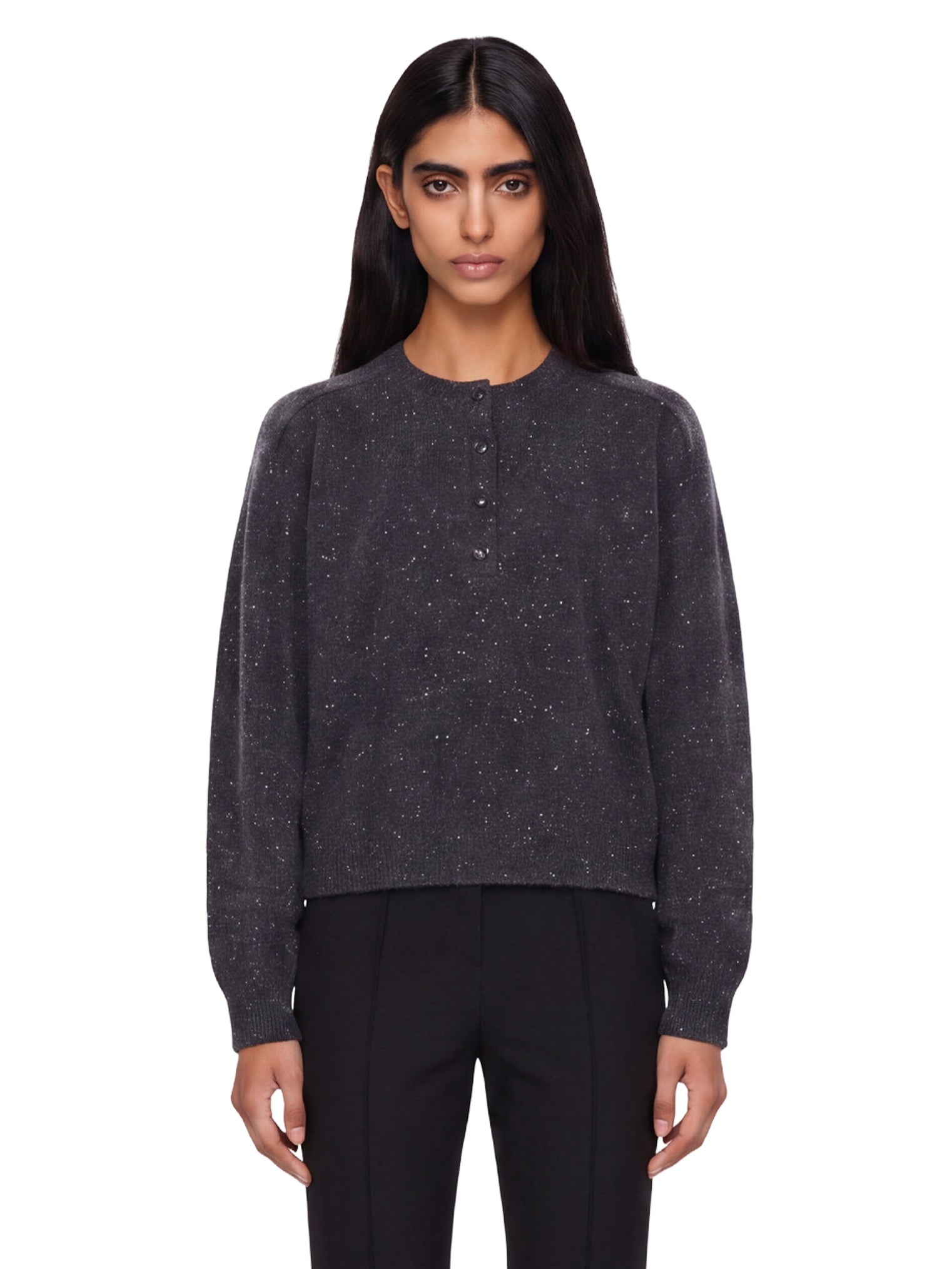 Maglione in cashmere Malo in grigio 