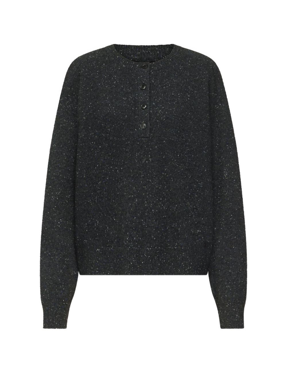 Maglione in cashmere malo in grigio 