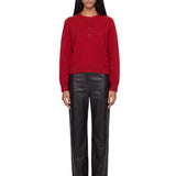 Maglione in cashmere Malo in rosso 