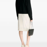 Cardigan nicola con bordi a contrasto in nero 