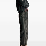 Cardigan nicola con bordi a contrasto in grigio 