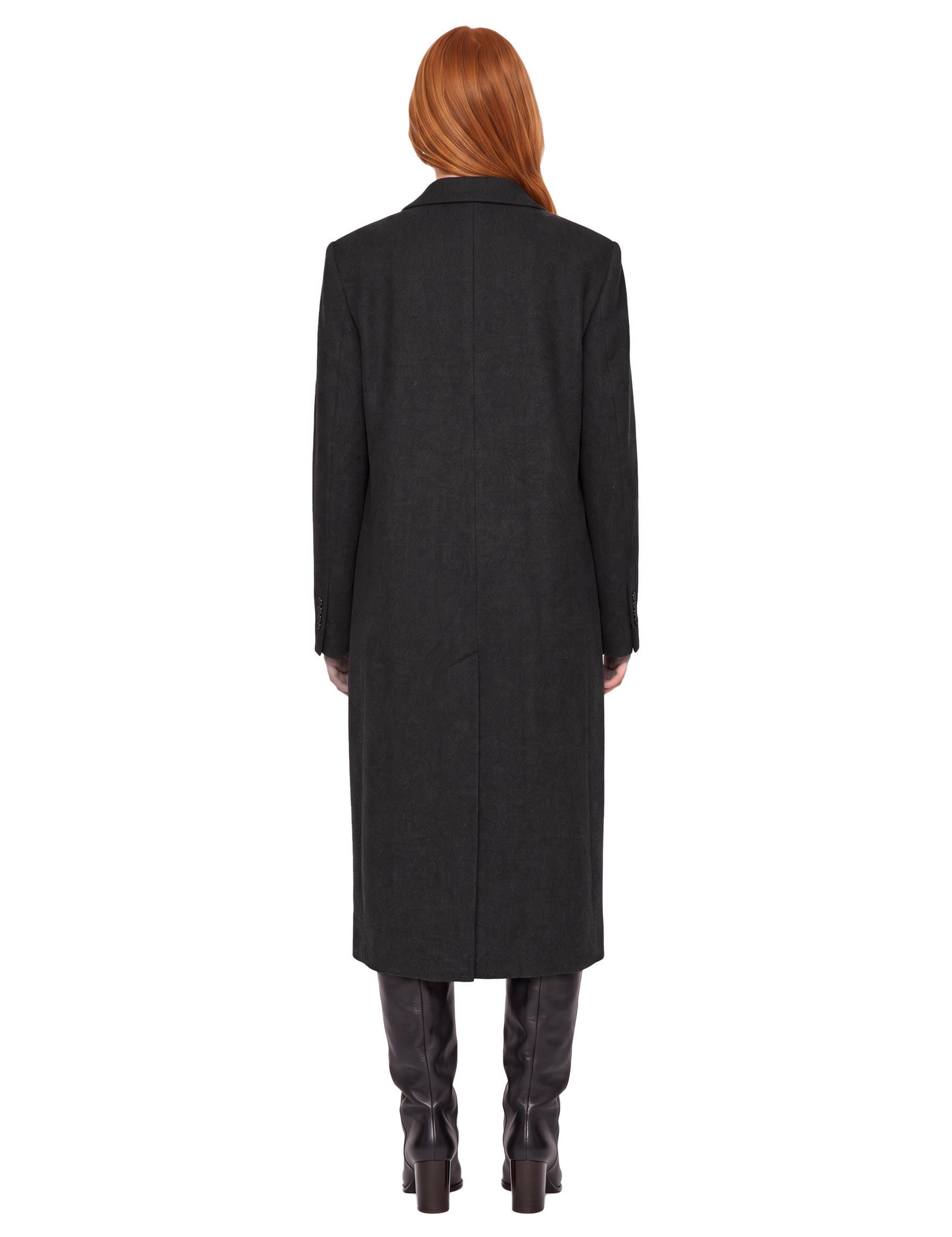 Cappotto doppiopetto Rosco in grigio 
