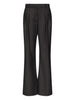 Pantaloni svasati sbiru in nero