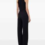 Pantaloni svasati sbiru in nero 