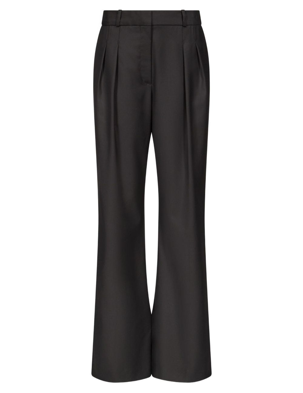 Pantaloni svasati sbiru in nero 
