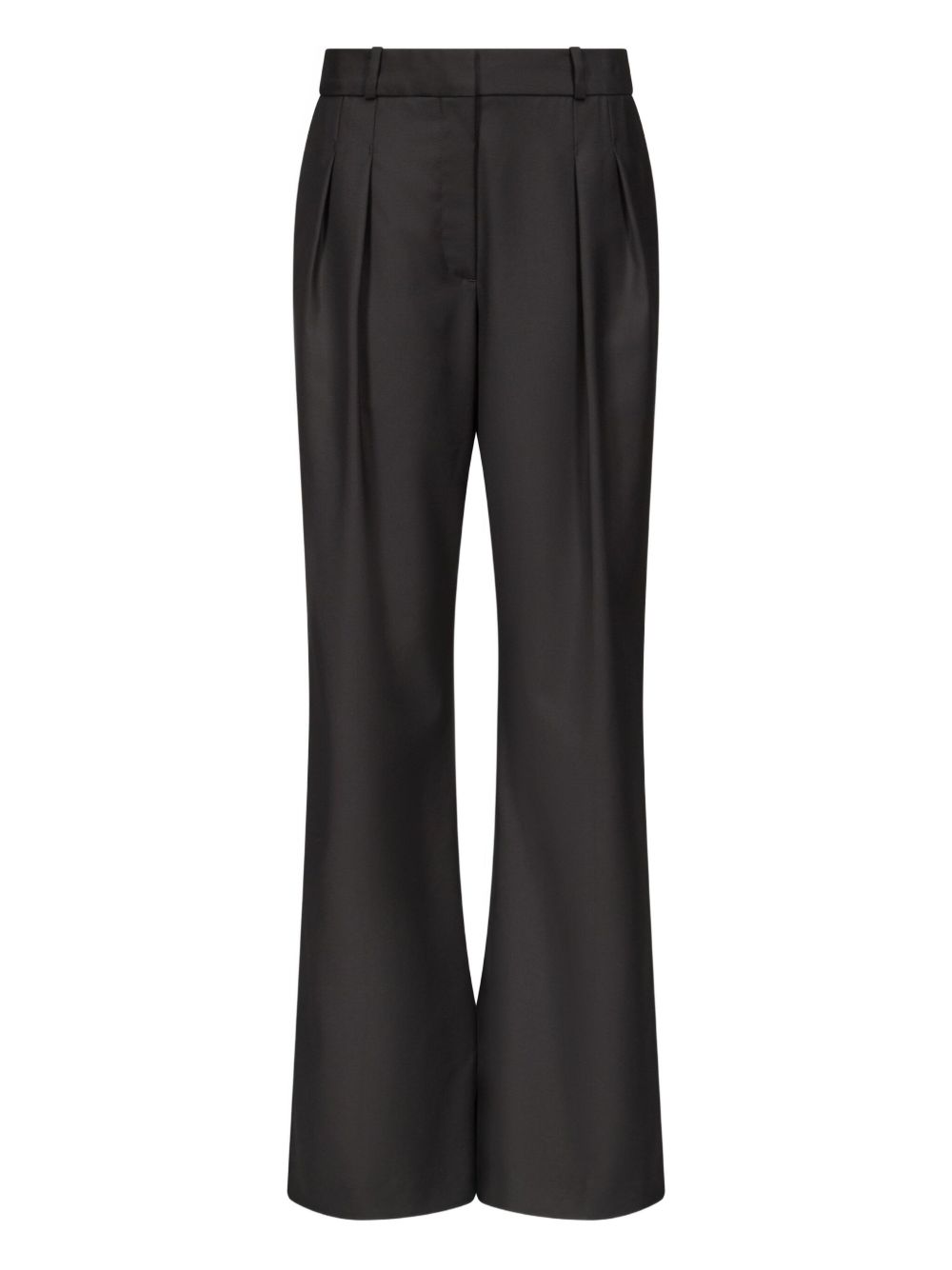 Pantaloni svasati sbiru in nero 