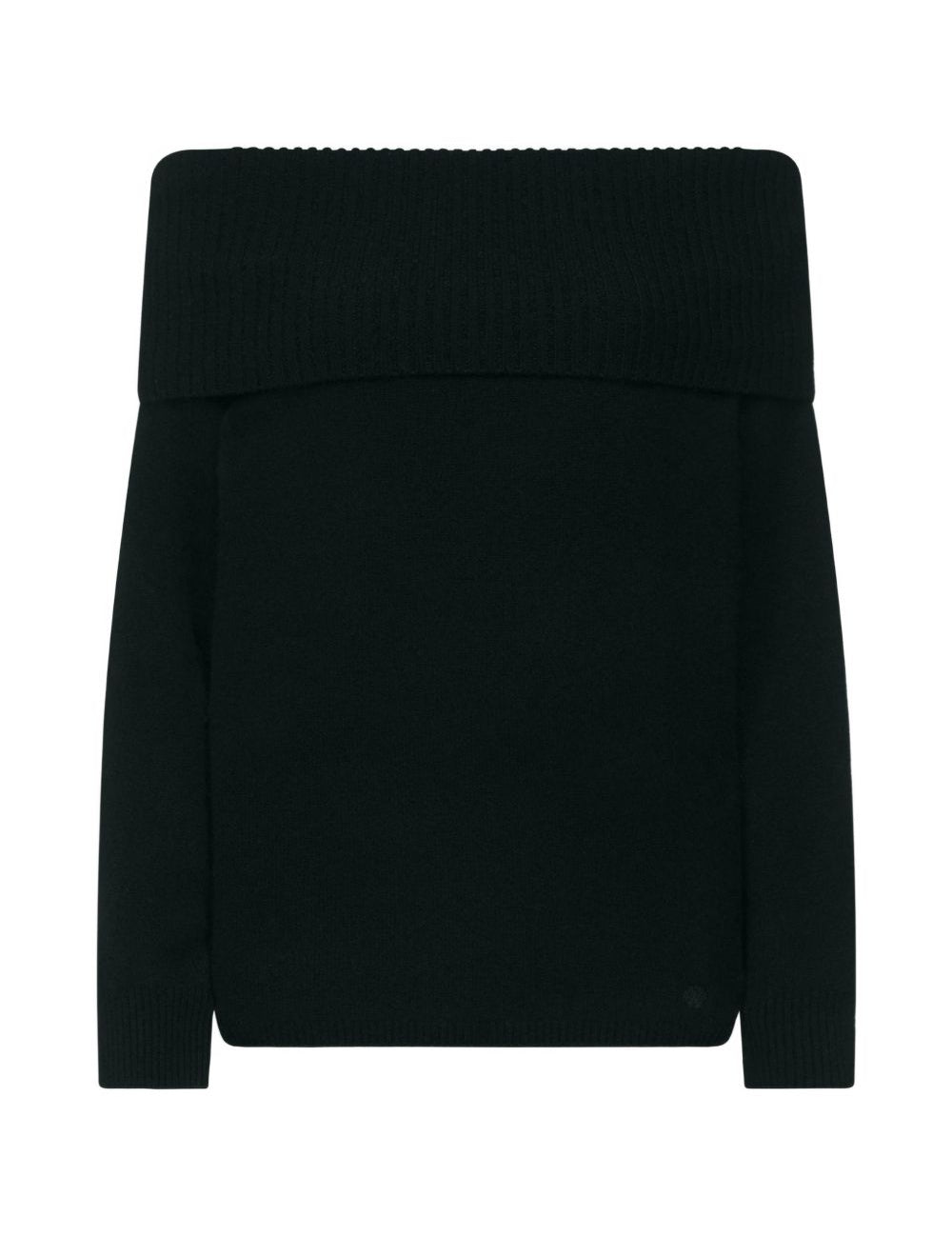 Maglione con spalle scoperte Sibyl in nero 