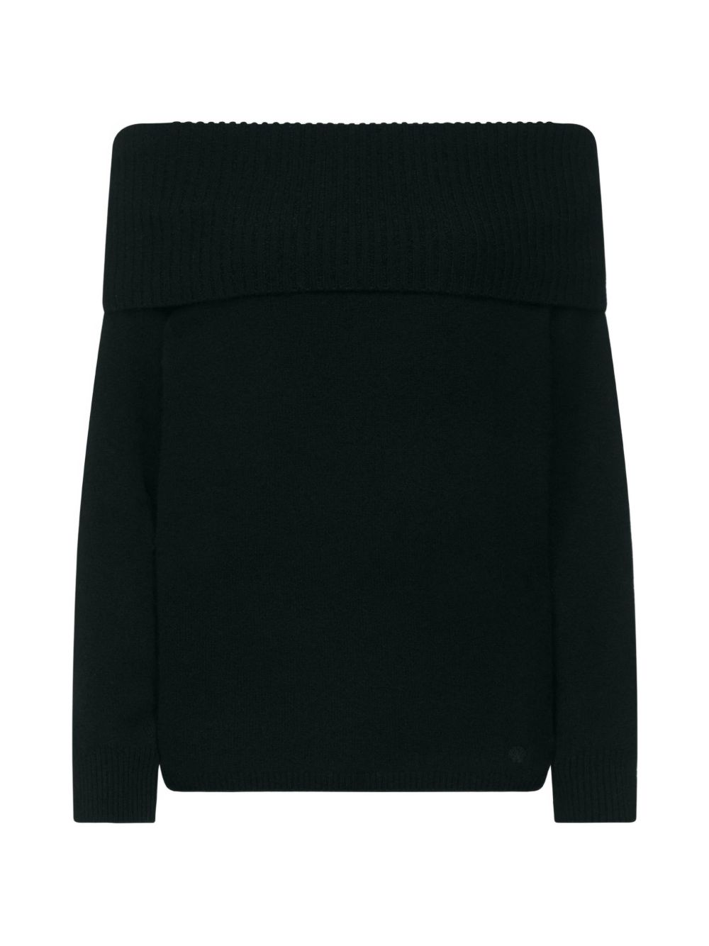 Maglione con spalle scoperte Sibyl in nero 