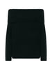 Maglione con spalle scoperte Sibyl in nero