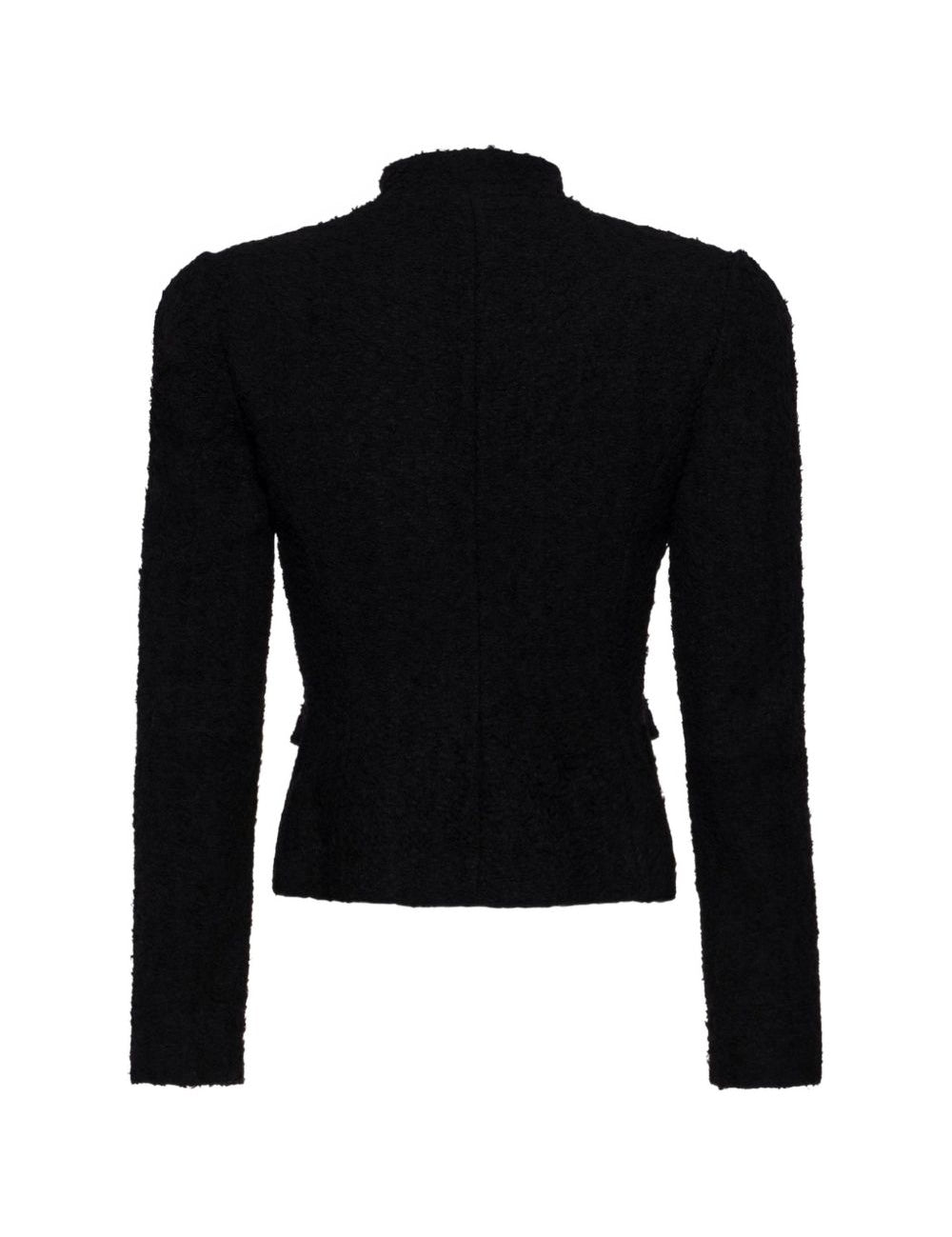 Giacca con zip in nero 