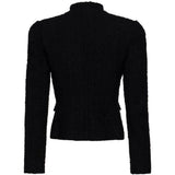 Giacca con zip in nero 