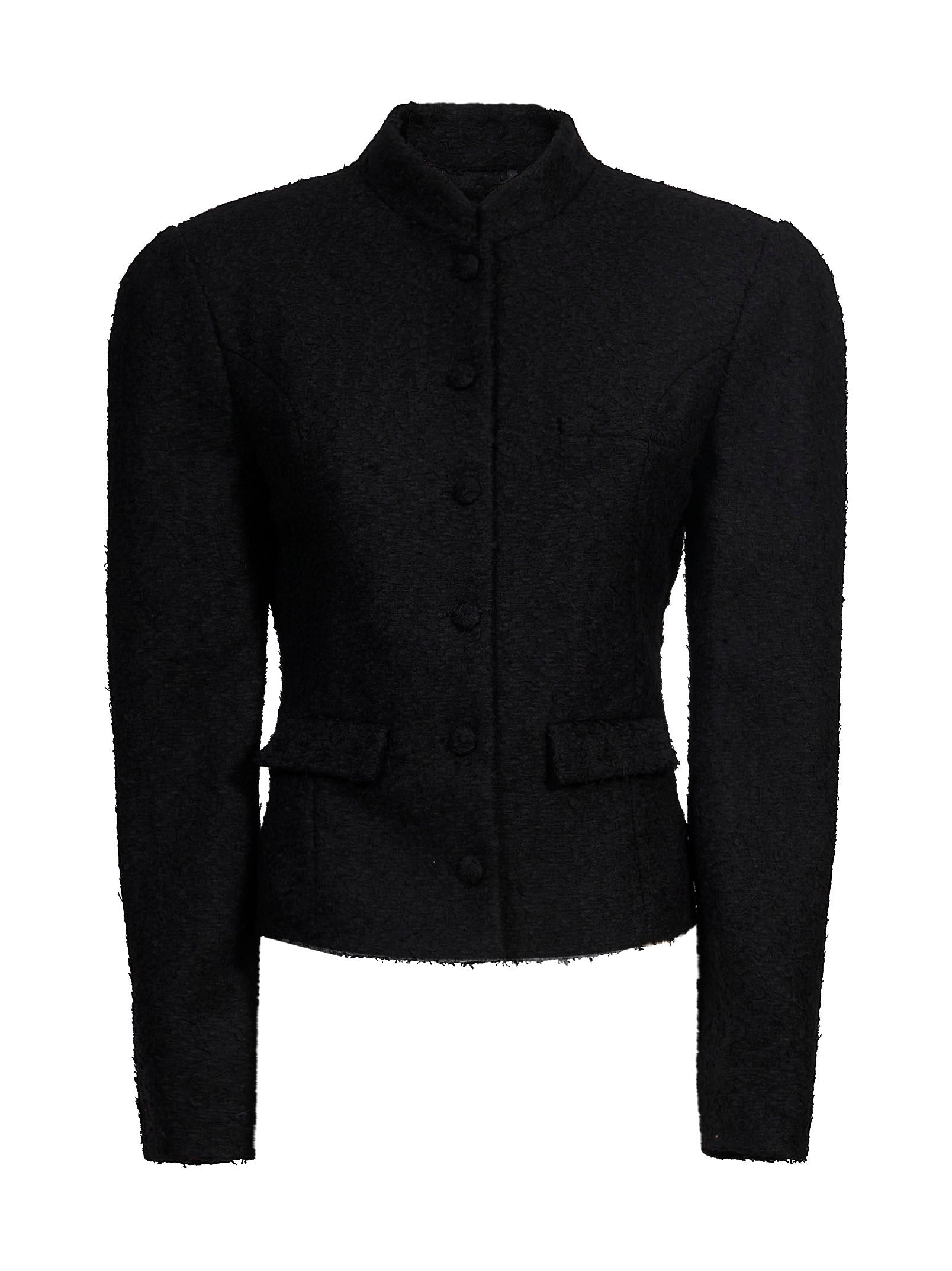 Giacca con zip in nero 