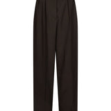 Pantaloni con pinces in marrone 