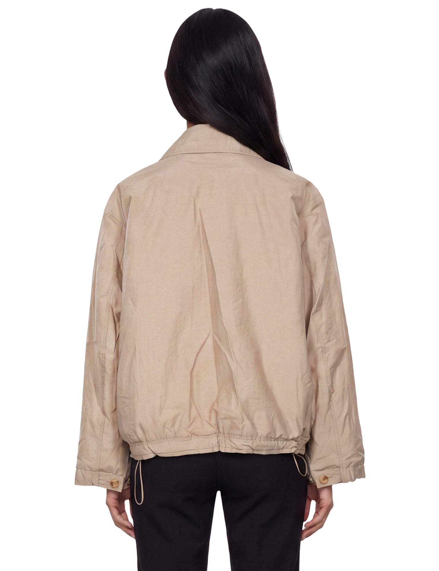 Giacca con tasche in beige 