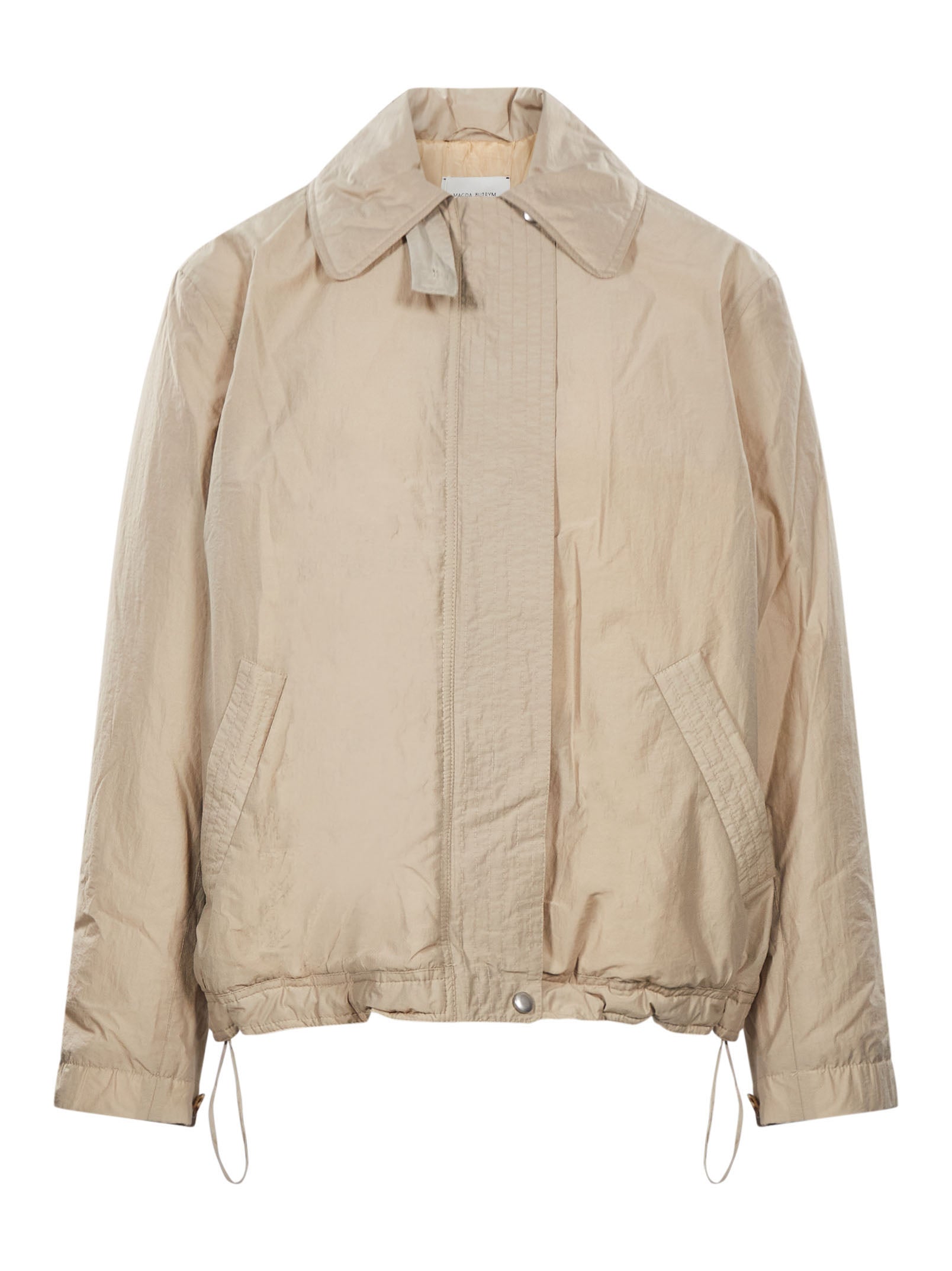 Giacca con tasche in beige 