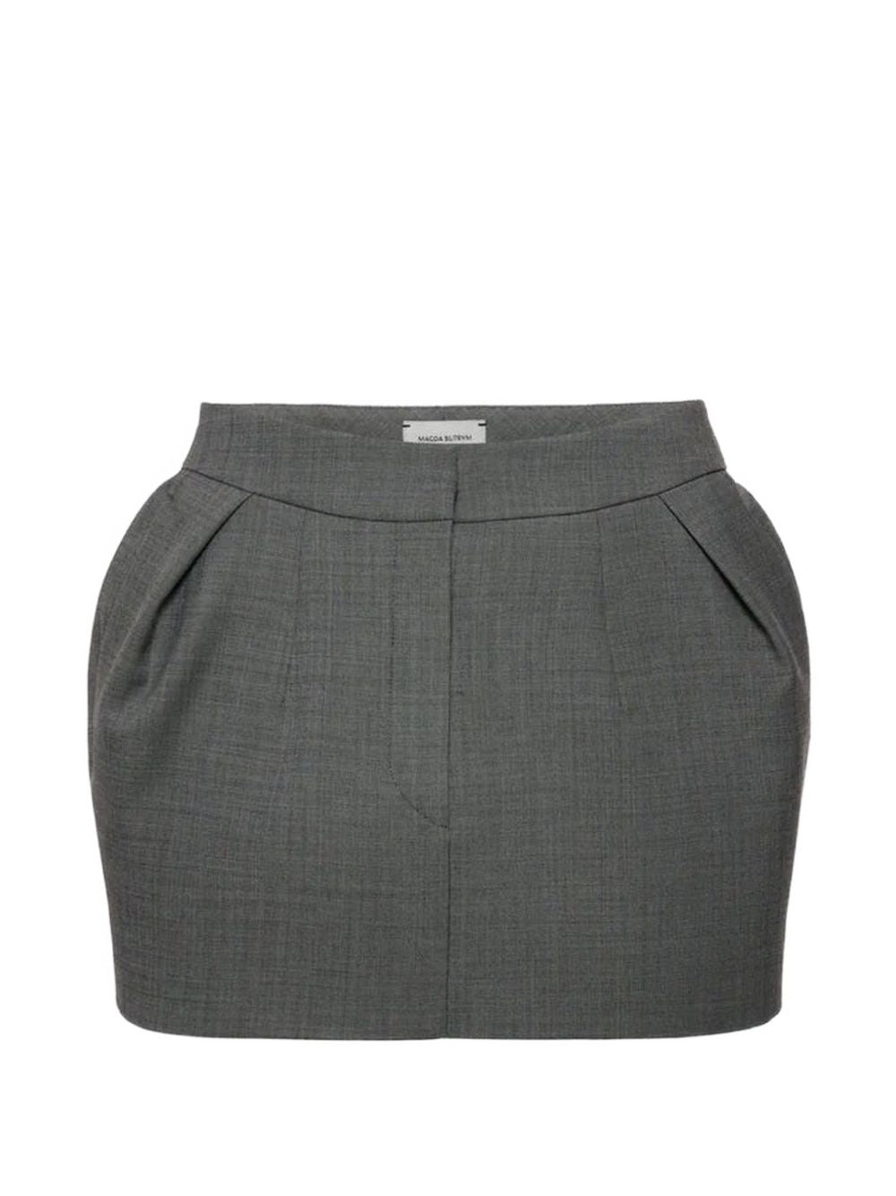 Gonna mini in grigio 