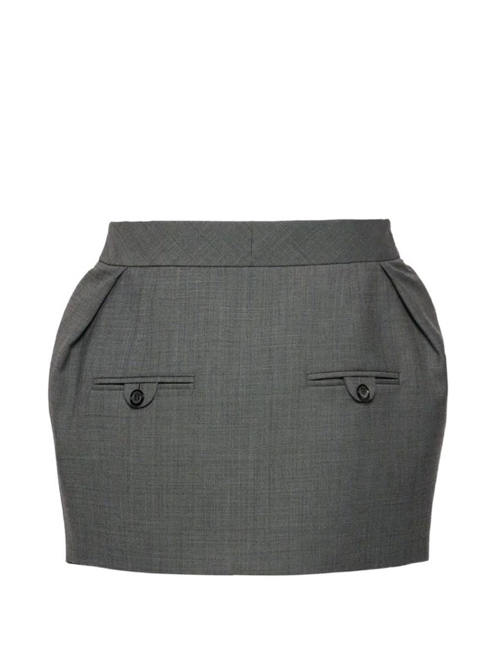 Gonna mini in grigio 