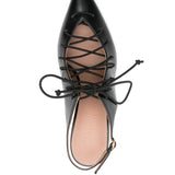 Decollete Alia in nero 90mm 