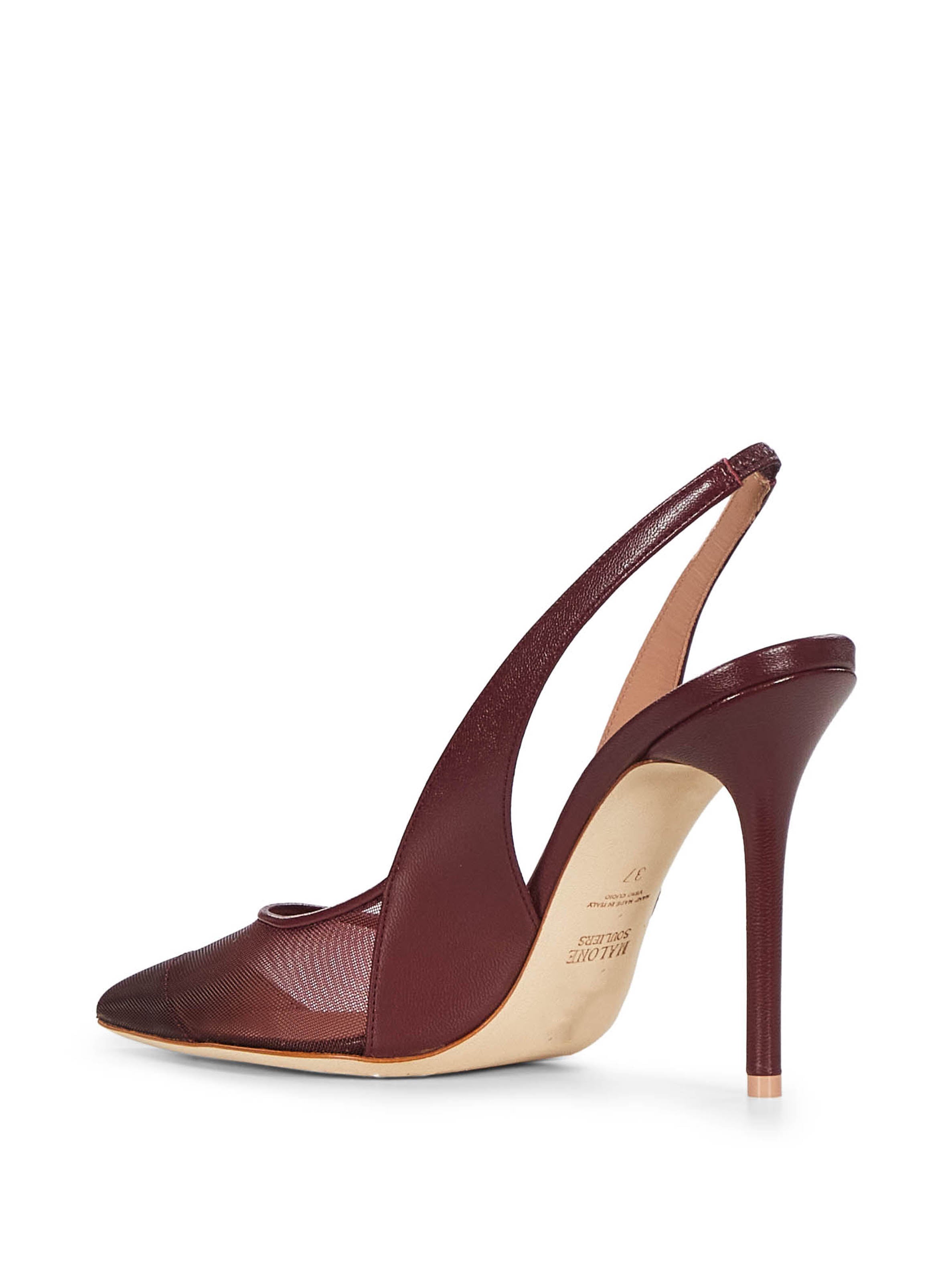 Decollete slingback Arc in bordeaux 