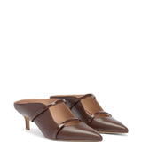Mules Maureen 45 goffrato croco tabacco 