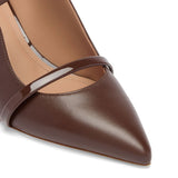 Mules Maureen 45 goffrato croco tabacco 