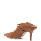 Mules Maureen stiletto in pelle caramello 