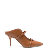 Mules Maureen stiletto in pelle caramello 