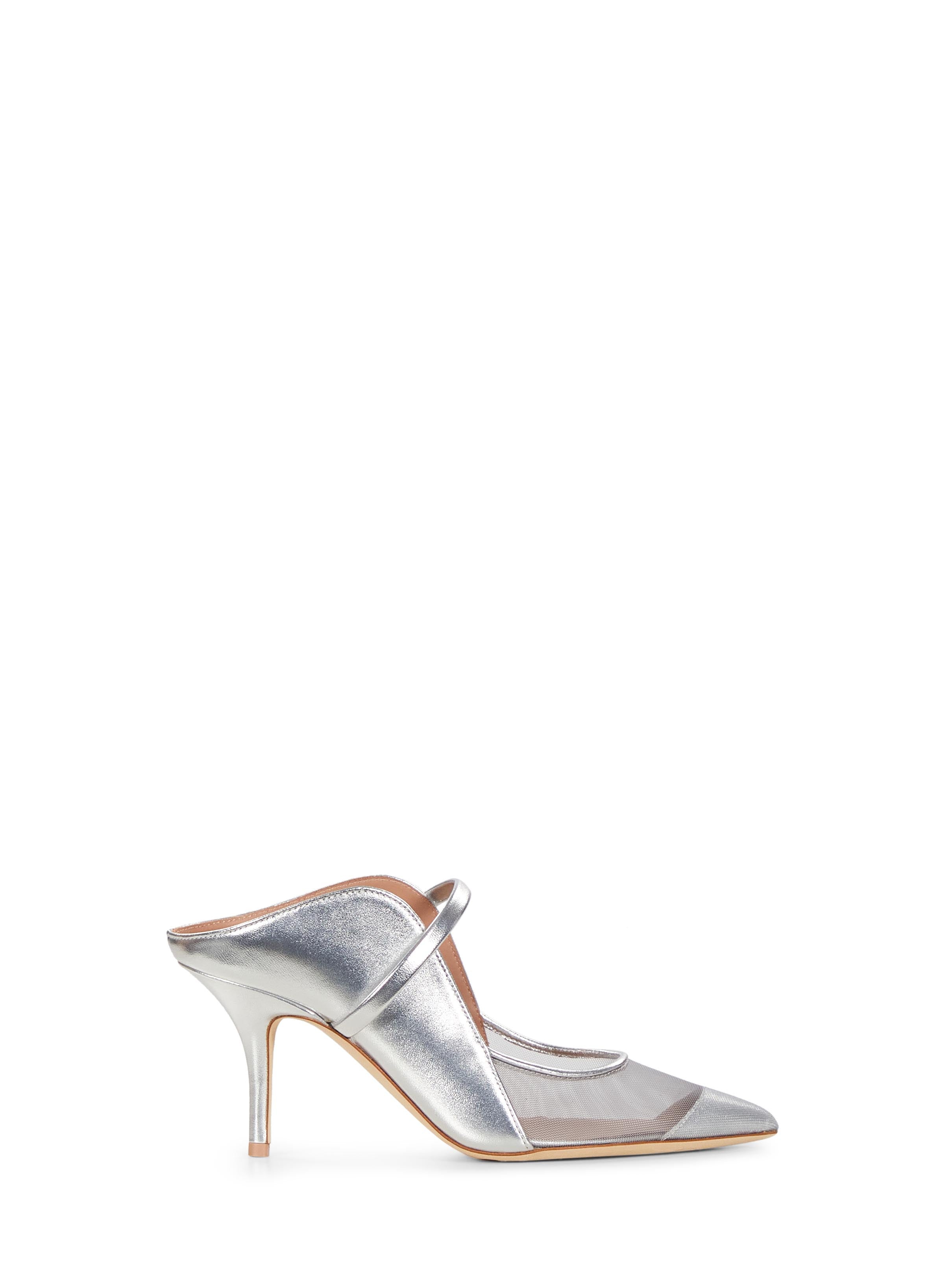 Mules maureen in argento 