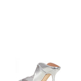 Mules maureen in argento 