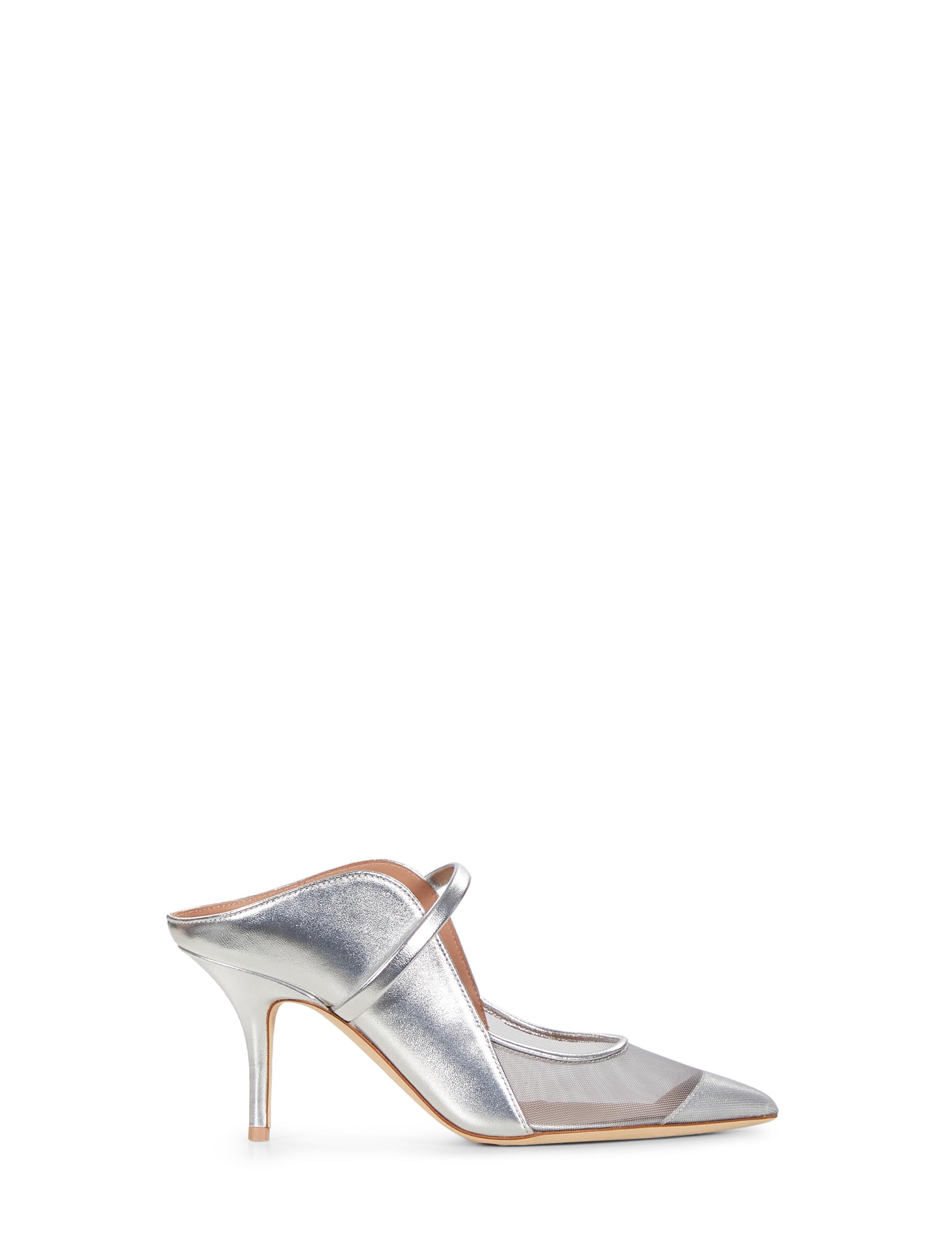 Mules Maureen in argento 