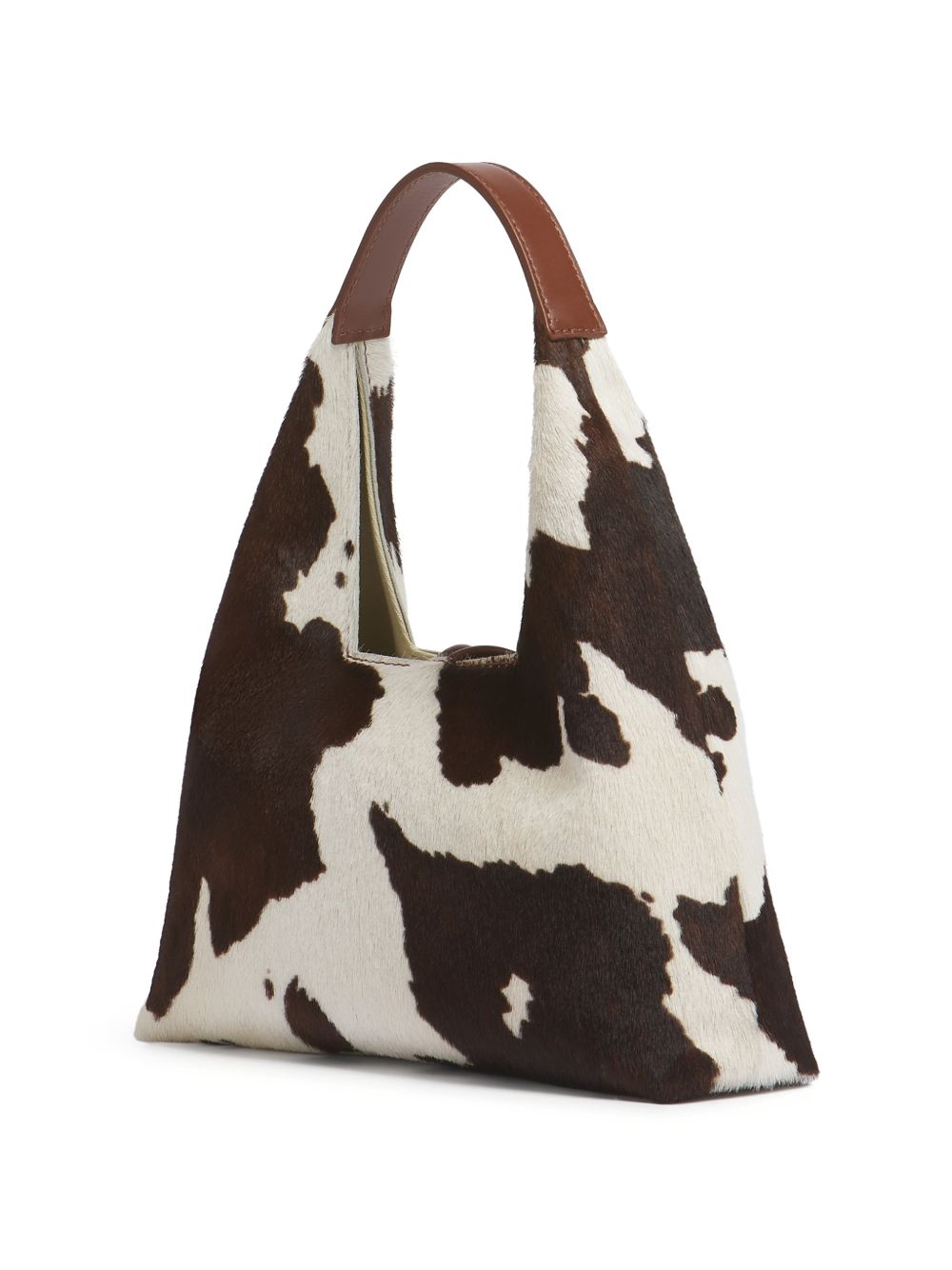 Borsa a spalla con stampa mucca Trapeze 