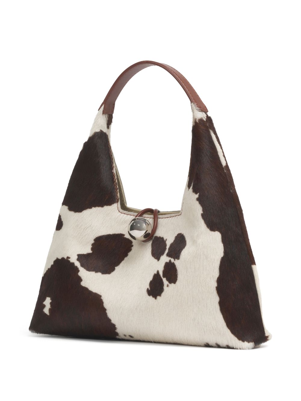 Borsa a spalla con stampa mucca Trapeze 