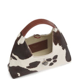 Borsa a spalla con stampa mucca Trapeze 