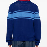 Cardigan con zip multicolore 