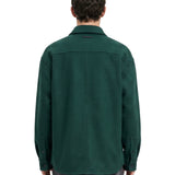 Giacca camicia in verde 