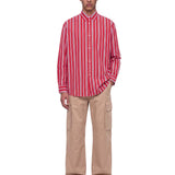Camicia a righe multicolore 