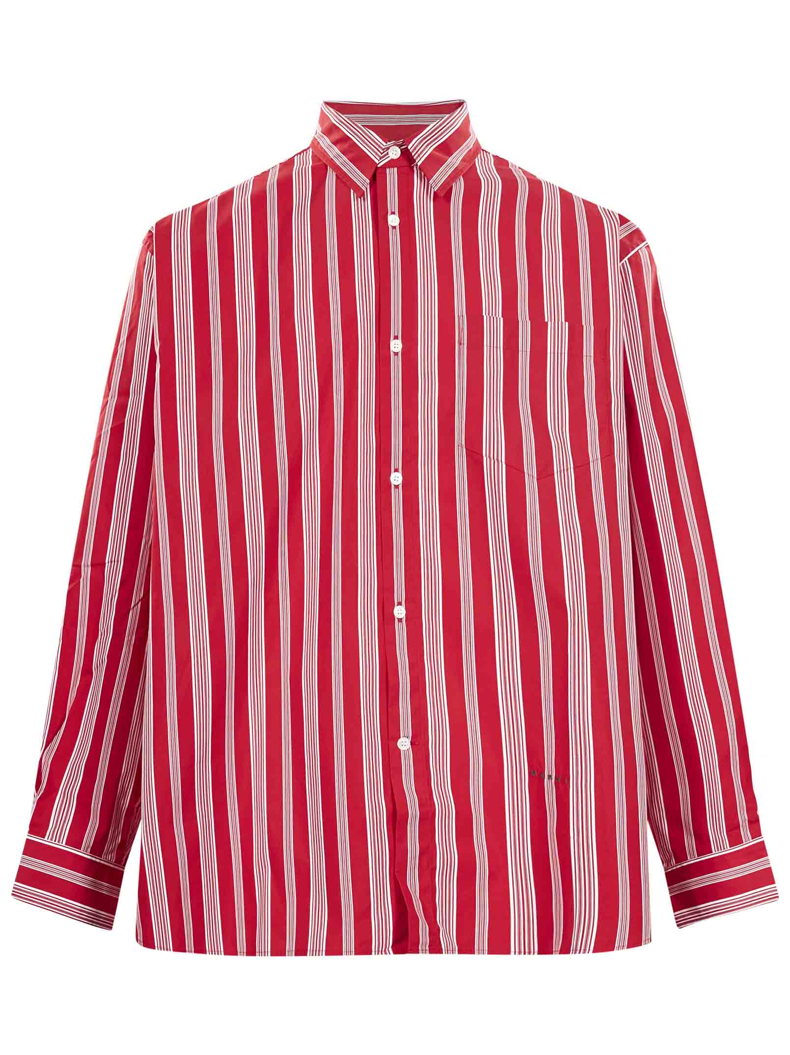 Camicia a righe multicolore 