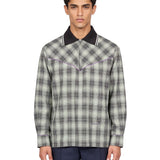 Camicia a quadri multicolor 