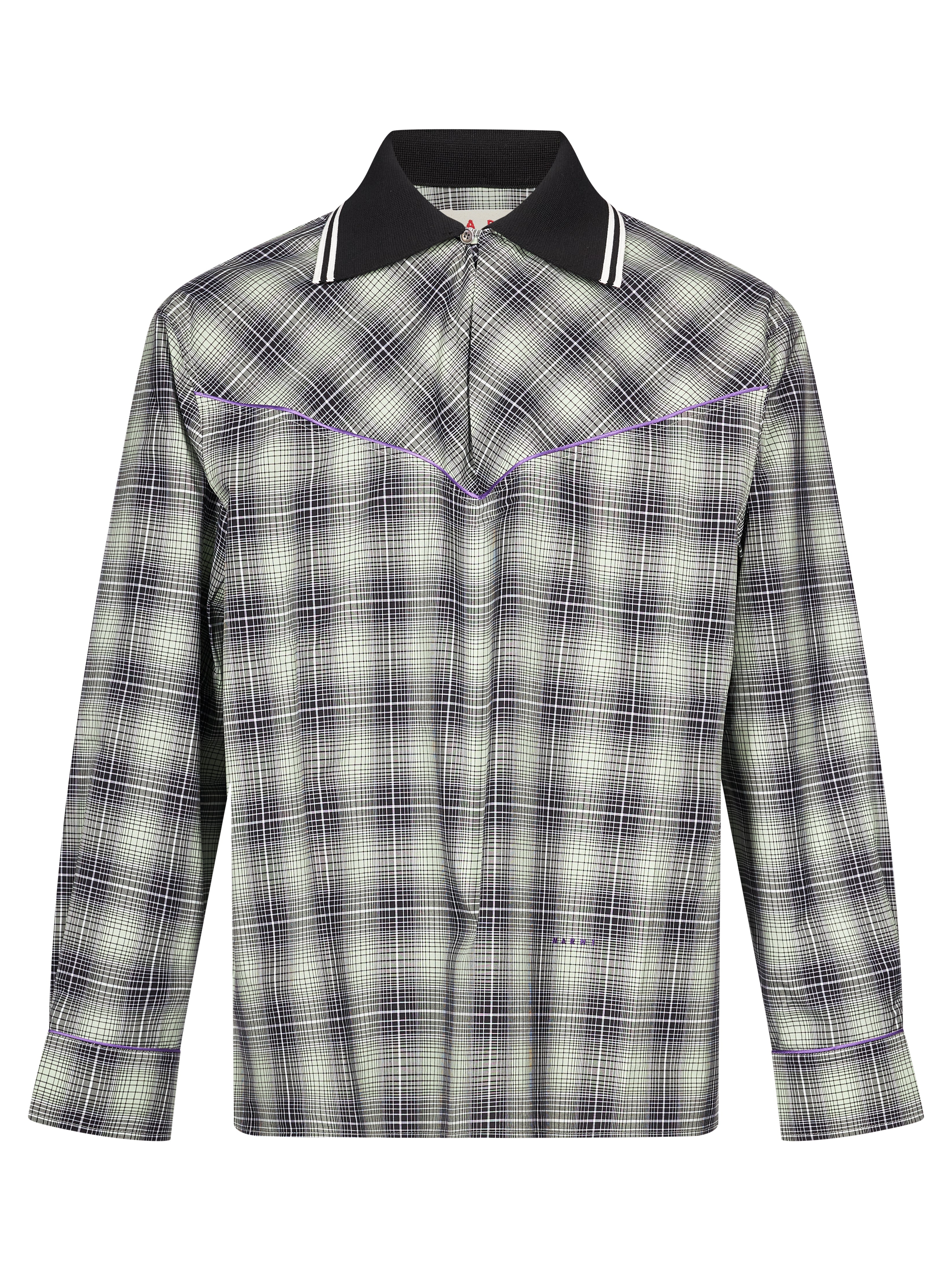 Camicia a quadri multicolor 