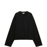 T-shirt a maniche lunghe in nero 