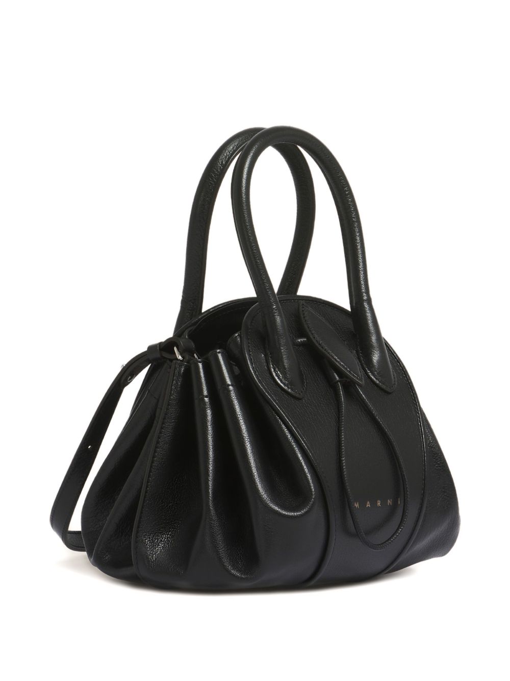 Borsa a mano Tulipea in nero 