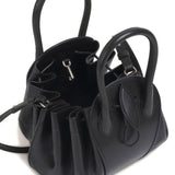 Borsa a mano Tulipea in nero 