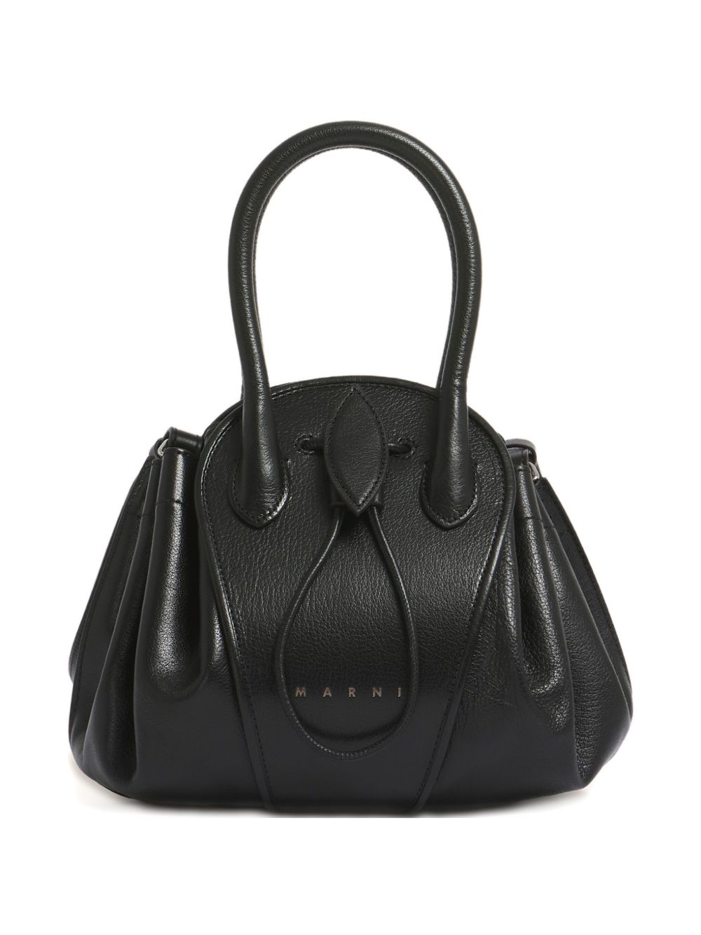 Borsa a mano Tulipea in nero 